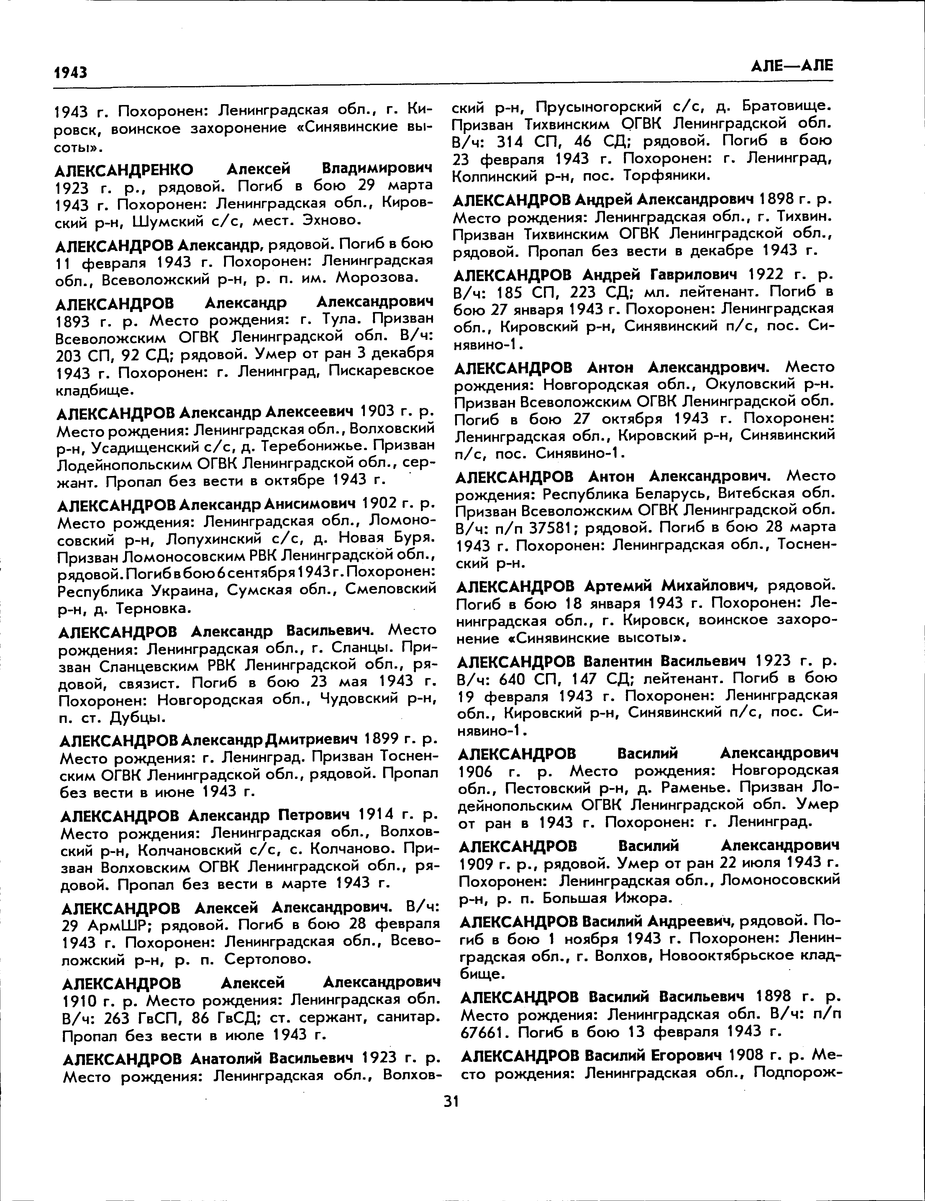 Александров Василий Александрович Александров Василий Александрович